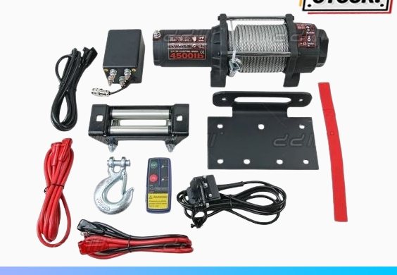 Electric Winch HC4500 12V 4500LBS (2041kg) - 12V winch 4500LBS 1